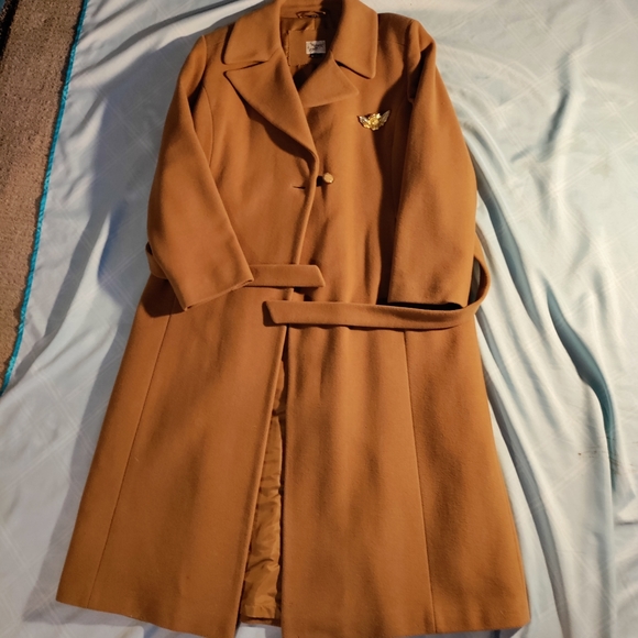 Classic wool coat womens - Picture 4 of 8